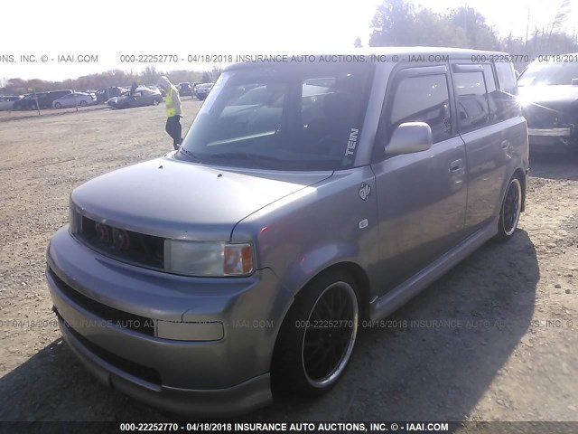 JTLKT334740150584 - 2004 TOYOTA SCION XB ნაცრისფერი ფოტო 2