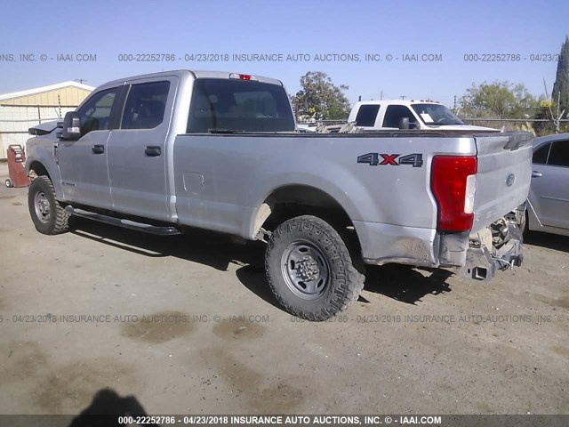 1FT7W2BT0HEC66682 - 2017 FORD F250 SUPER DUTY GRAY photo 3
