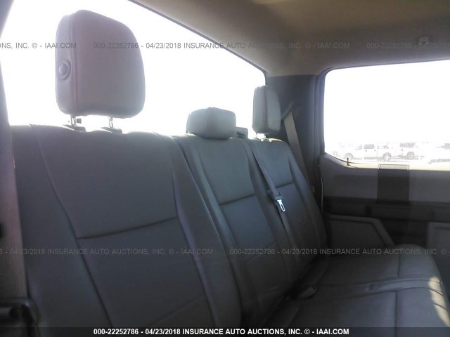 1FT7W2BT0HEC66682 - 2017 FORD F250 SUPER DUTY GRAY photo 8