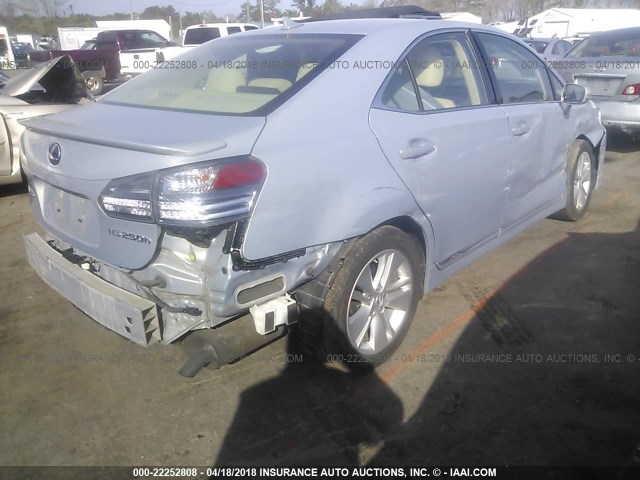 JTHBB1BA3A2021444 - 2010 LEXUS HS 250H SILVER photo 6