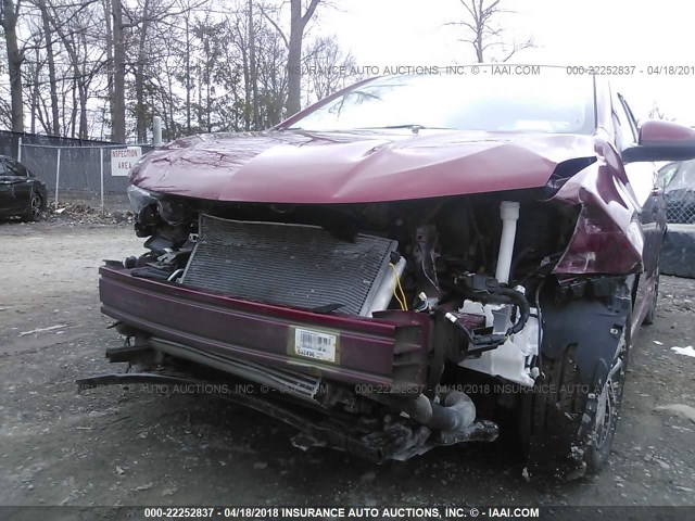 1G1JD6SB8H4146038 - 2017 CHEVROLET SONIC LT RED photo 6