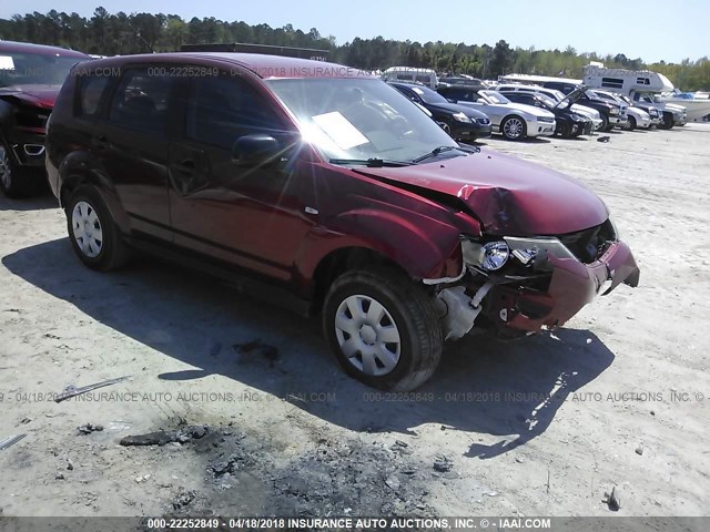 JA4LS21WX9Z003061 - 2009 MITSUBISHI OUTLANDER ES BURGUNDY photo 1