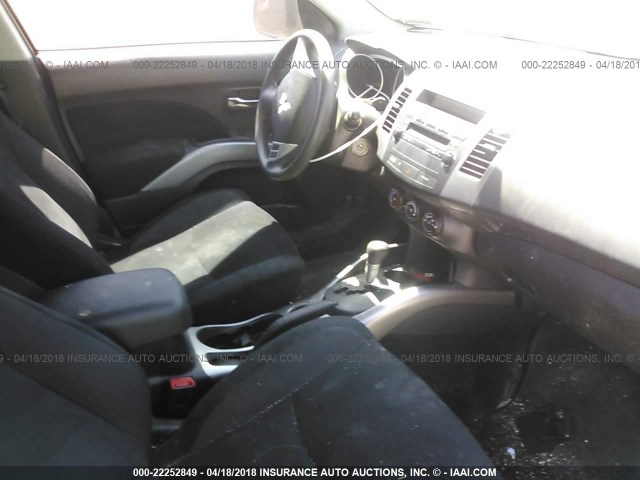 JA4LS21WX9Z003061 - 2009 MITSUBISHI OUTLANDER ES BURGUNDY photo 5