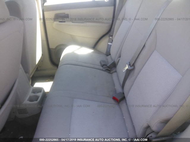 1J8GP28KX8W106792 - 2008 JEEP LIBERTY SPORT მწვანე ფოტო 8