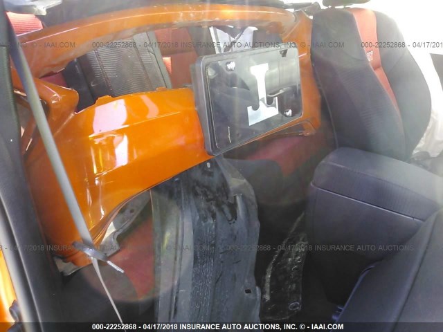 2HGFG4A55FH702795 - 2015 HONDA CIVIC SI ORANGE photo 8