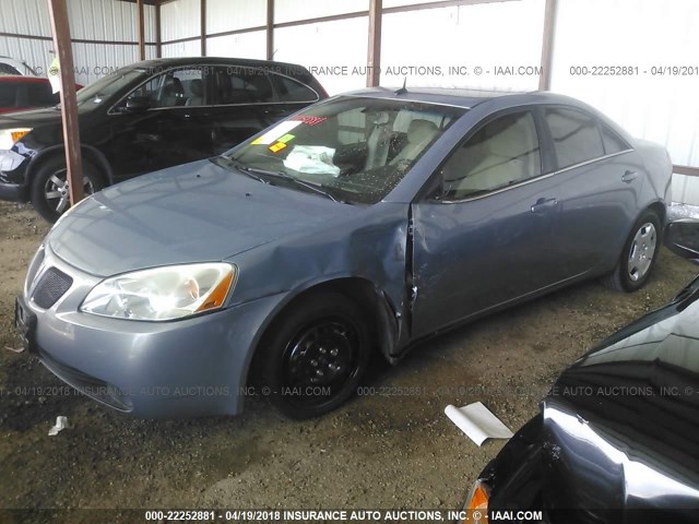1G2ZF57BX84172314 - 2008 PONTIAC G6 VALUE LEADER/BASE Light Blue photo 2