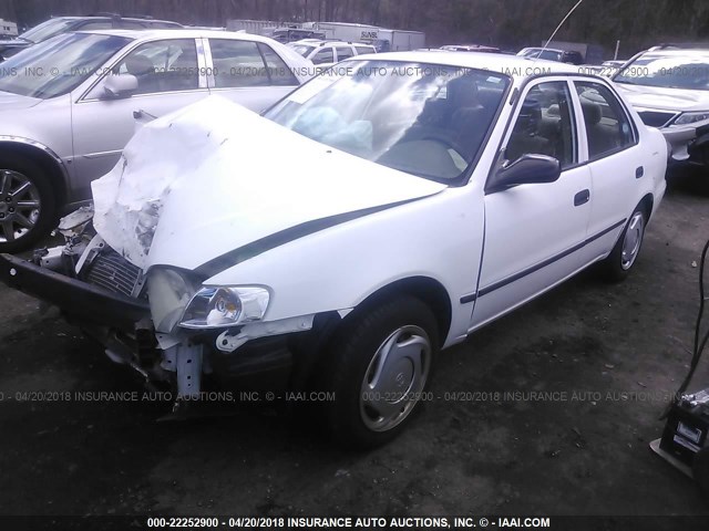 2T1BR12E0YC295759 - 2000 TOYOTA COROLLA VE/CE/LE WHITE photo 2