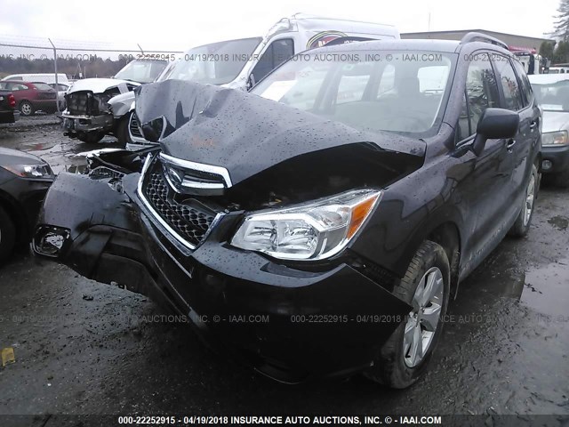 JF2SJABC9GH502523 - 2016 SUBARU FORESTER 2.5I GRAY photo 2