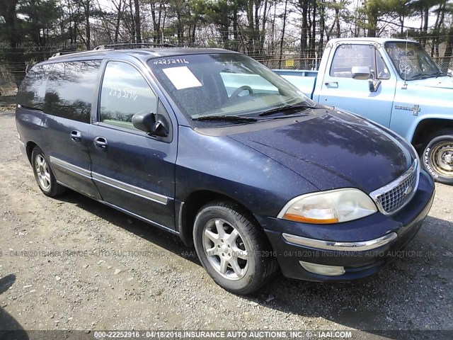 2FMZA52443BA09462 - 2003 FORD WINDSTAR SE BLUE photo 1