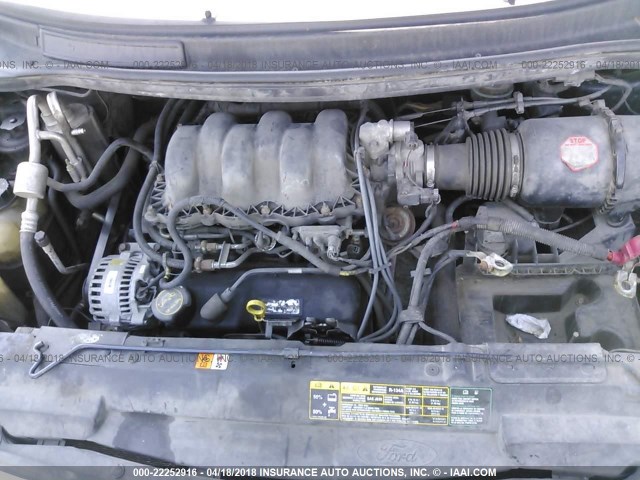 2FMZA52443BA09462 - 2003 FORD WINDSTAR SE BLUE photo 10