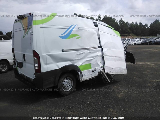 3C6TRVDGXJE108083 - 2018 RAM PROMASTER 2500 2500 HIGH WHITE photo 4