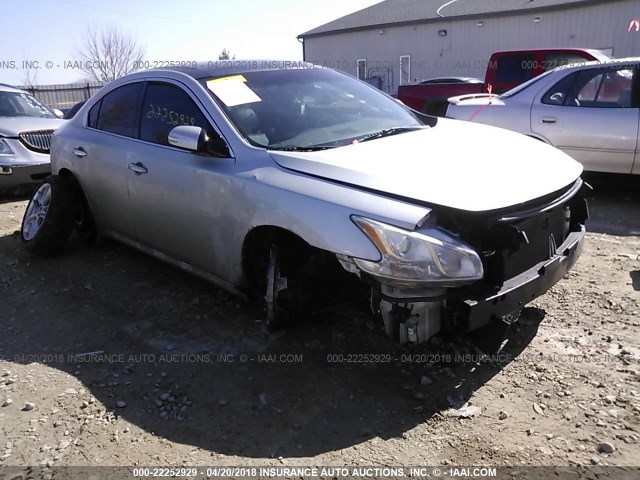 1N4AA5AP9BC846936 - 2011 NISSAN MAXIMA S/SV SILVER photo 1