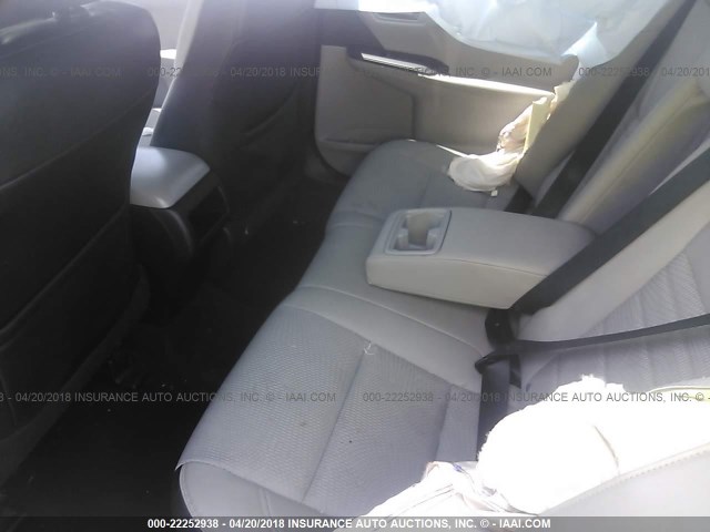 4T1BF1FK3GU146395 - 2016 TOYOTA CAMRY LE/XLE/SE/XSE ვერცხლისფერი ფოტო 8