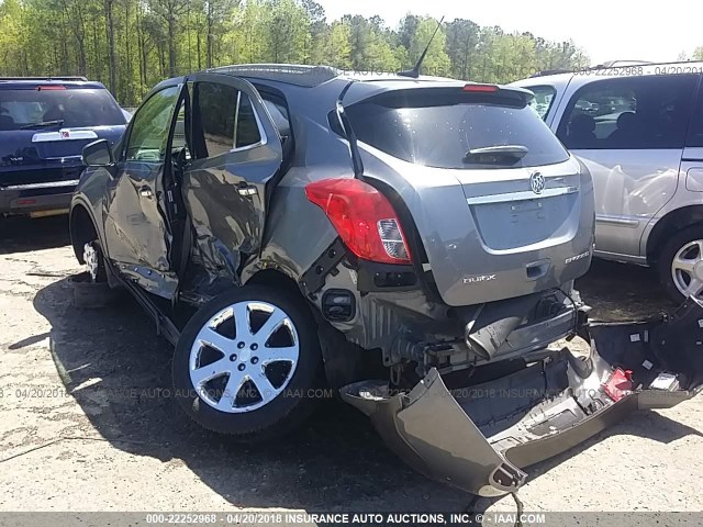 KL4CJDSB5EB599919 - 2014 BUICK ENCORE PREMIUM Gris foto 3