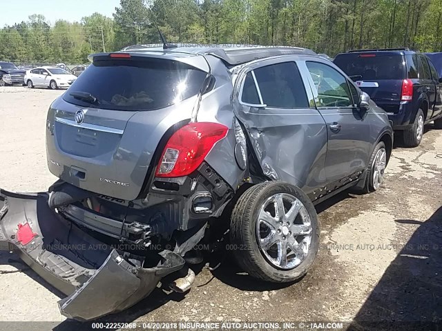 KL4CJDSB5EB599919 - 2014 BUICK ENCORE PREMIUM Gris foto 4
