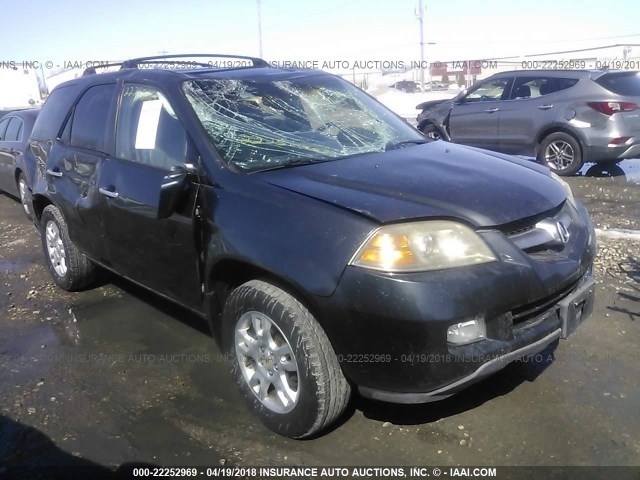 2HNYD18974H523348 - 2004 ACURA MDX TOURING GRAY photo 1