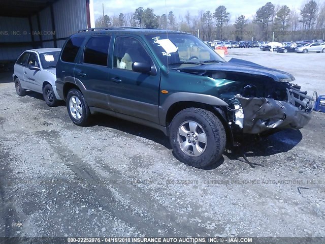 4F2CU08181KM63699 - 2001 MAZDA TRIBUTE LX/ES 绿色 照片 1