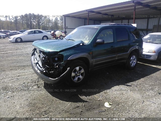 4F2CU08181KM63699 - 2001 MAZDA TRIBUTE LX/ES 绿色 照片 2