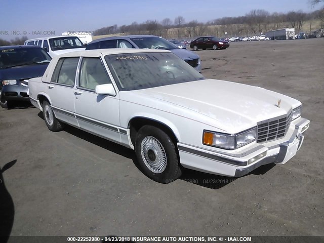 1G6CD53B2P4305937 - 1993 CADILLAC DEVILLE WHITE photo 1