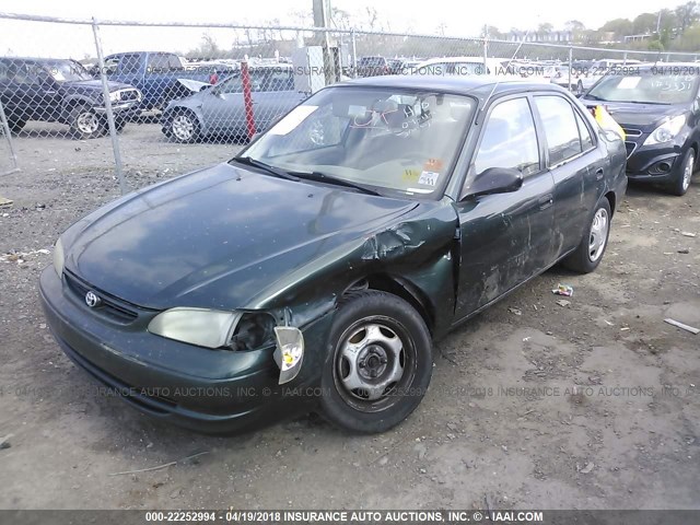 2T1BR12E7YC286332 - 2000 TOYOTA COROLLA VE/CE/LE GREEN photo 2