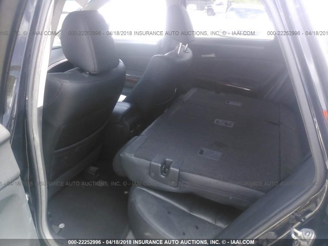 5J6TF1H50CL002040 - 2012 HONDA CROSSTOUR EXL შავი ფოტო 8