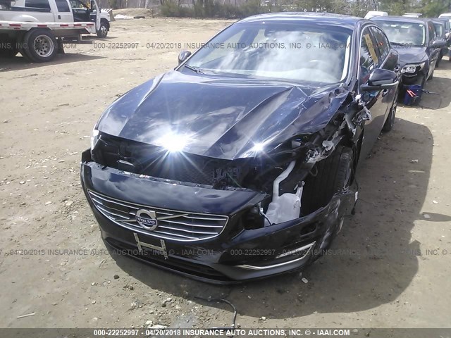 LYV612TM7GB102264 - 2016 VOLVO S60 PLATINUM BLACK photo 6