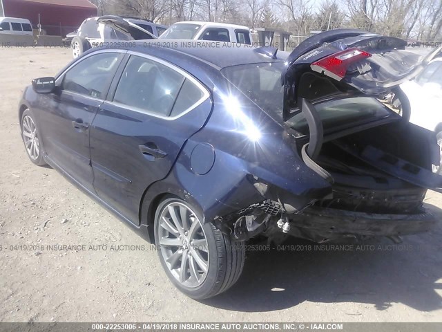 19VDE1F30DE017901 - 2013 ACURA ILX 20 BLUE photo 3