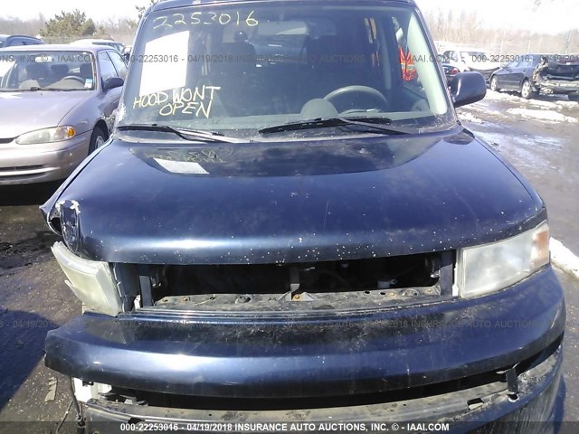 JTLKT324364074780 - 2006 TOYOTA SCION XB Dark Blue photo 10