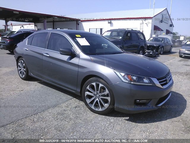 1HGCR2F55FA090798 - 2015 HONDA ACCORD SPORT 灰色 照片 1