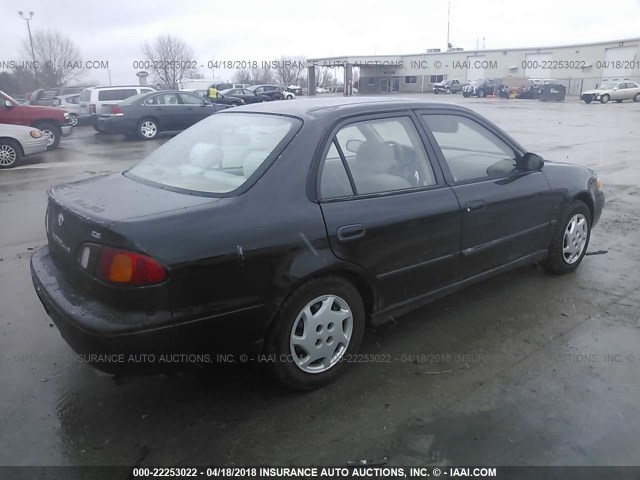 2T1BR12EXXC117548 - 1999 TOYOTA COROLLA VE/CE/LE BLACK photo 4