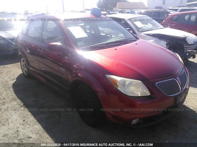 5Y2SM65896Z456999 - 2006 PONTIAC VIBE RED photo 1