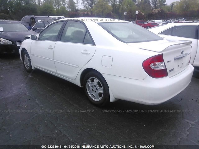 4T1BF32K13U039471 - 2003 TOYOTA CAMRY LE/XLE/SE თეთრი ფოტო 3