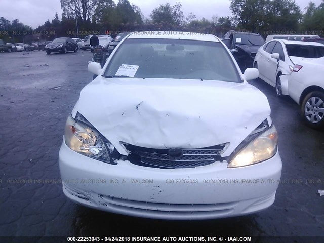 4T1BF32K13U039471 - 2003 TOYOTA CAMRY LE/XLE/SE თეთრი ფოტო 6