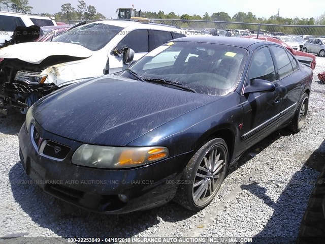 1G2HX52K34U204899 - 2004 PONTIAC BONNEVILLE SE BLUE photo 2