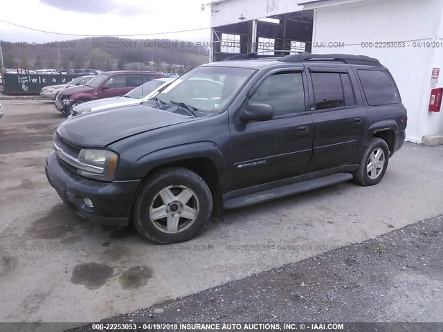 1GNET16S736130359 - 2003 CHEVROLET TRAILBLAZER EXT GRAY photo 2