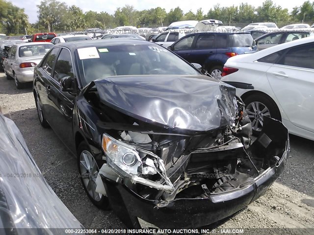 4T1BF1FK2CU540478 - 2012 TOYOTA CAMRY SE/LE/XLE BLACK photo 1