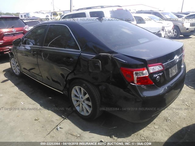 4T1BF1FK2CU540478 - 2012 TOYOTA CAMRY SE/LE/XLE BLACK photo 3