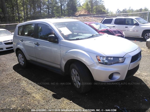 JA4AS2AW7AZ004339 - 2010 MITSUBISHI OUTLANDER ES 银色 照片 1
