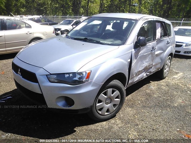 JA4AS2AW7AZ004339 - 2010 MITSUBISHI OUTLANDER ES 银色 照片 2