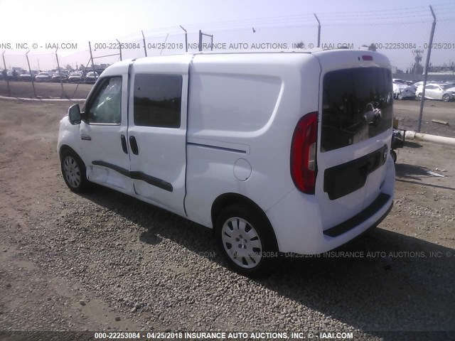 ZFBERFBB2H6H16216 - 2017 RAM PROMASTER CITY SLT WHITE photo 3