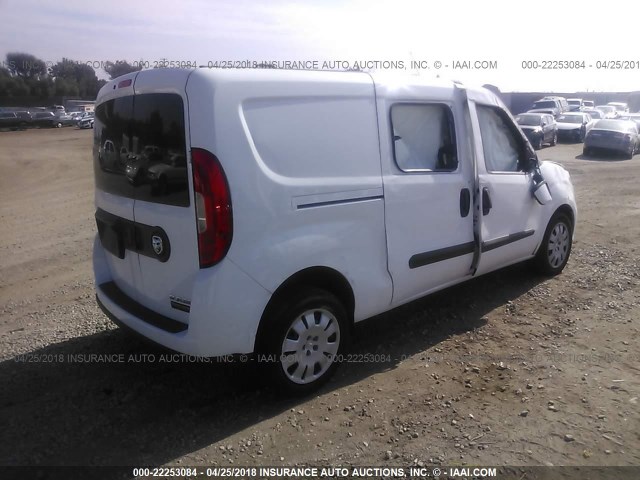 ZFBERFBB2H6H16216 - 2017 RAM PROMASTER CITY SLT WHITE photo 4