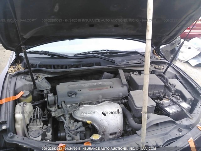 4T1BE46K48U232434 - 2008 TOYOTA CAMRY CE/LE/XLE/SE BLACK photo 10