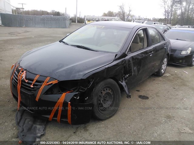4T1BE46K48U232434 - 2008 TOYOTA CAMRY CE/LE/XLE/SE BLACK photo 2