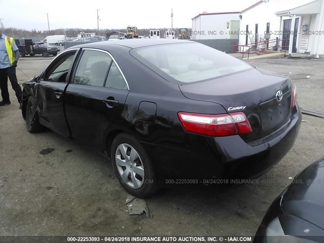 4T1BE46K48U232434 - 2008 TOYOTA CAMRY CE/LE/XLE/SE BLACK photo 3