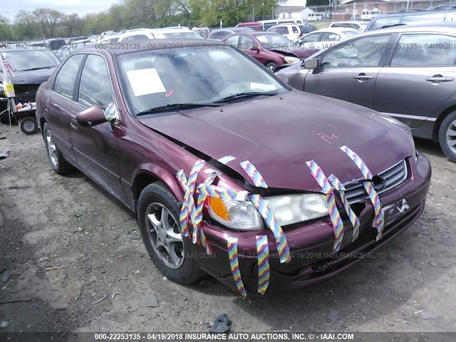 4T1BG22K71U827756 - 2001 TOYOTA CAMRY CE/LE/XLE 红色 照片 1