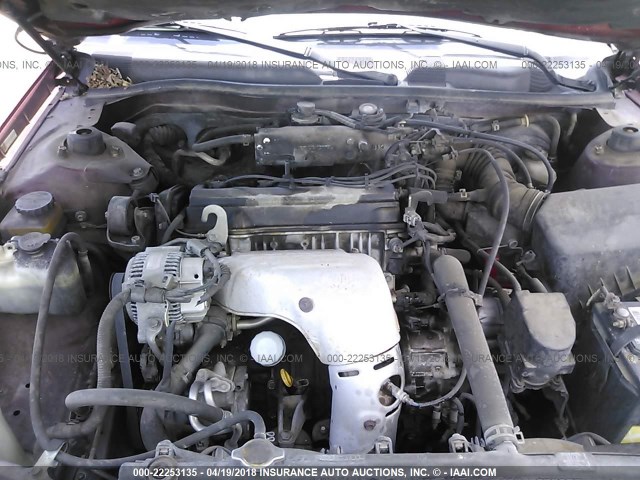 4T1BG22K71U827756 - 2001 TOYOTA CAMRY CE/LE/XLE 红色 照片 10