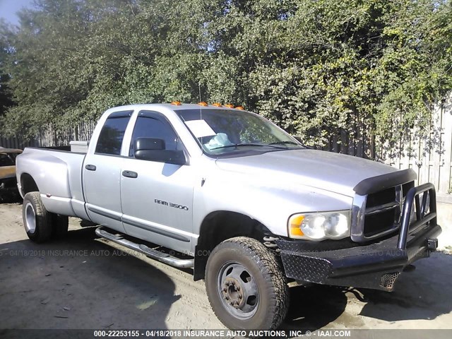 3D7MU48C23G781475 - 2003 DODGE RAM 3500 ST/SLT SILVER photo 1