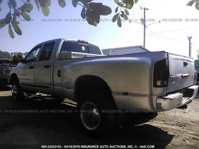 3D7MU48C23G781475 - 2003 DODGE RAM 3500 ST/SLT SILVER photo 3