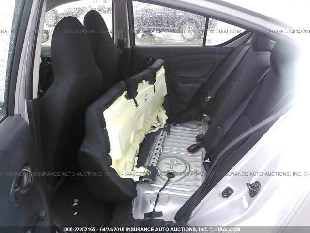 3N1CN7APXGL880868 - 2016 NISSAN VERSA S/S PLUS/SV/SL SILVER photo 8