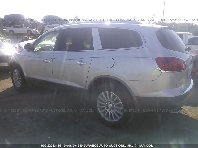 5GALRBED9AJ102713 - 2010 BUICK ENCLAVE CXL 银色 照片 3
